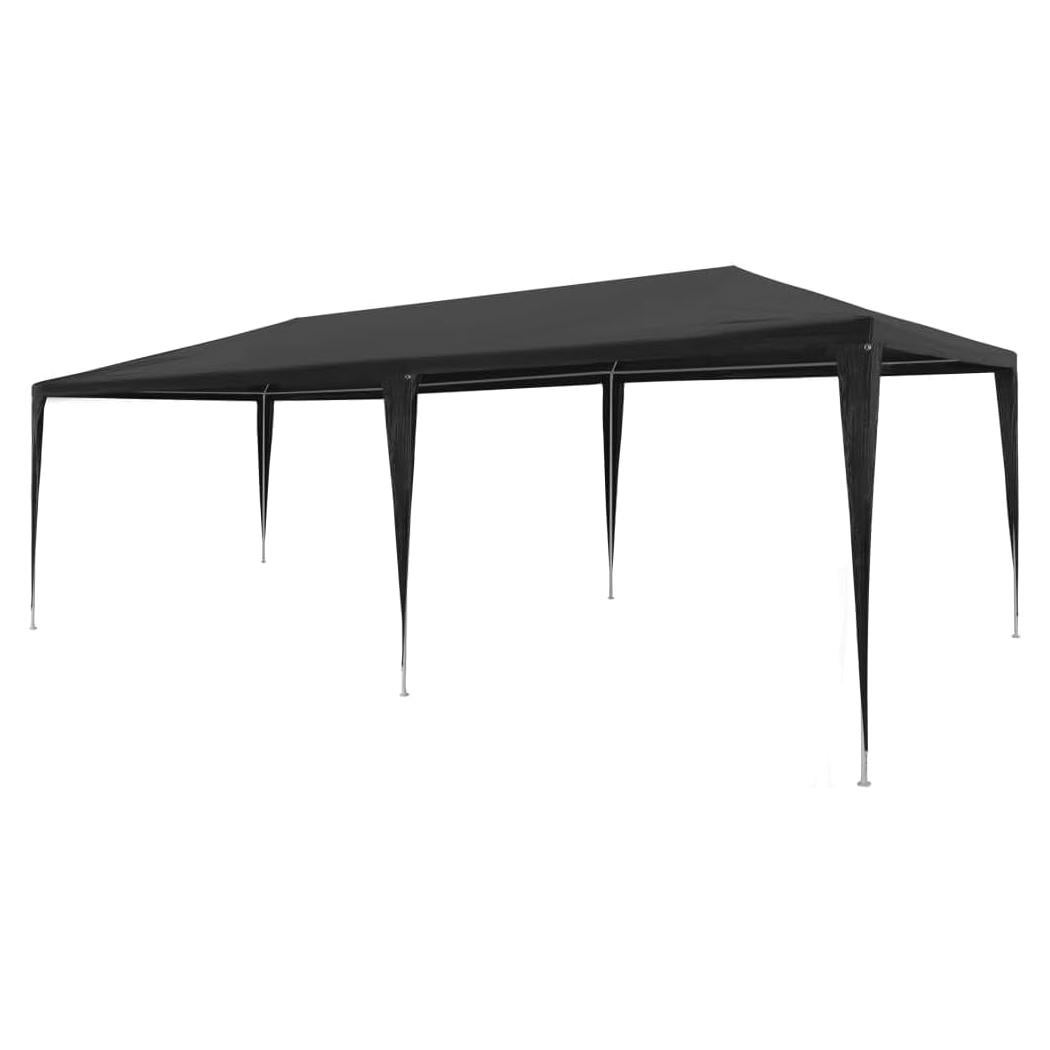 Carpa de Fiesta GeoHome Antracita 2.99m x 6.00m Resistente UV