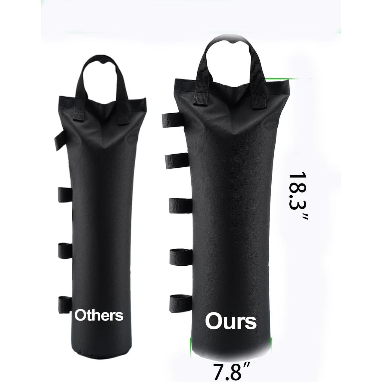 Bolsas de Arena SOLUMIA para Canopy y Pérgola - 4 Pcs