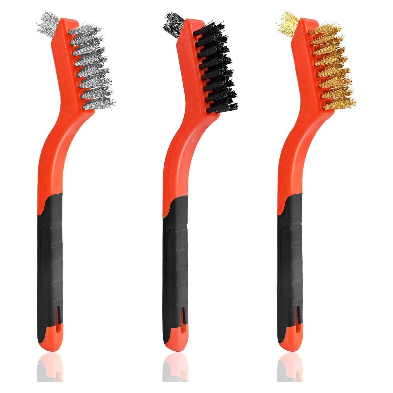 Juego de 3 cepillos de alambre IEGREMAR 17.78 cm para limpieza