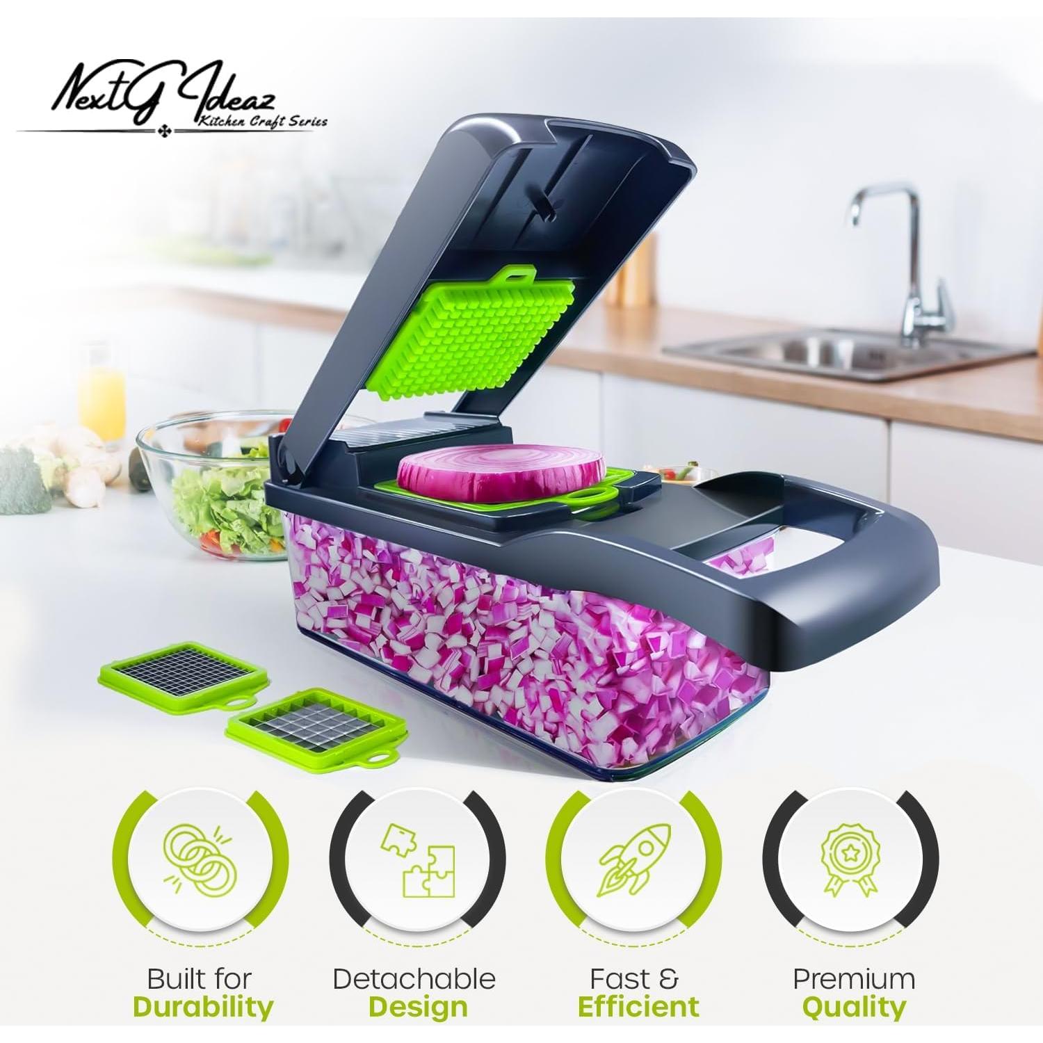 Cortador de Verduras Multifuncional NextG Ideaz 14 PCs