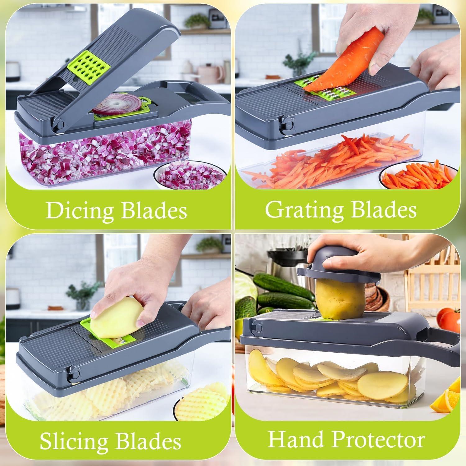 Cortador de Verduras Multifuncional NextG Ideaz 14 PCs