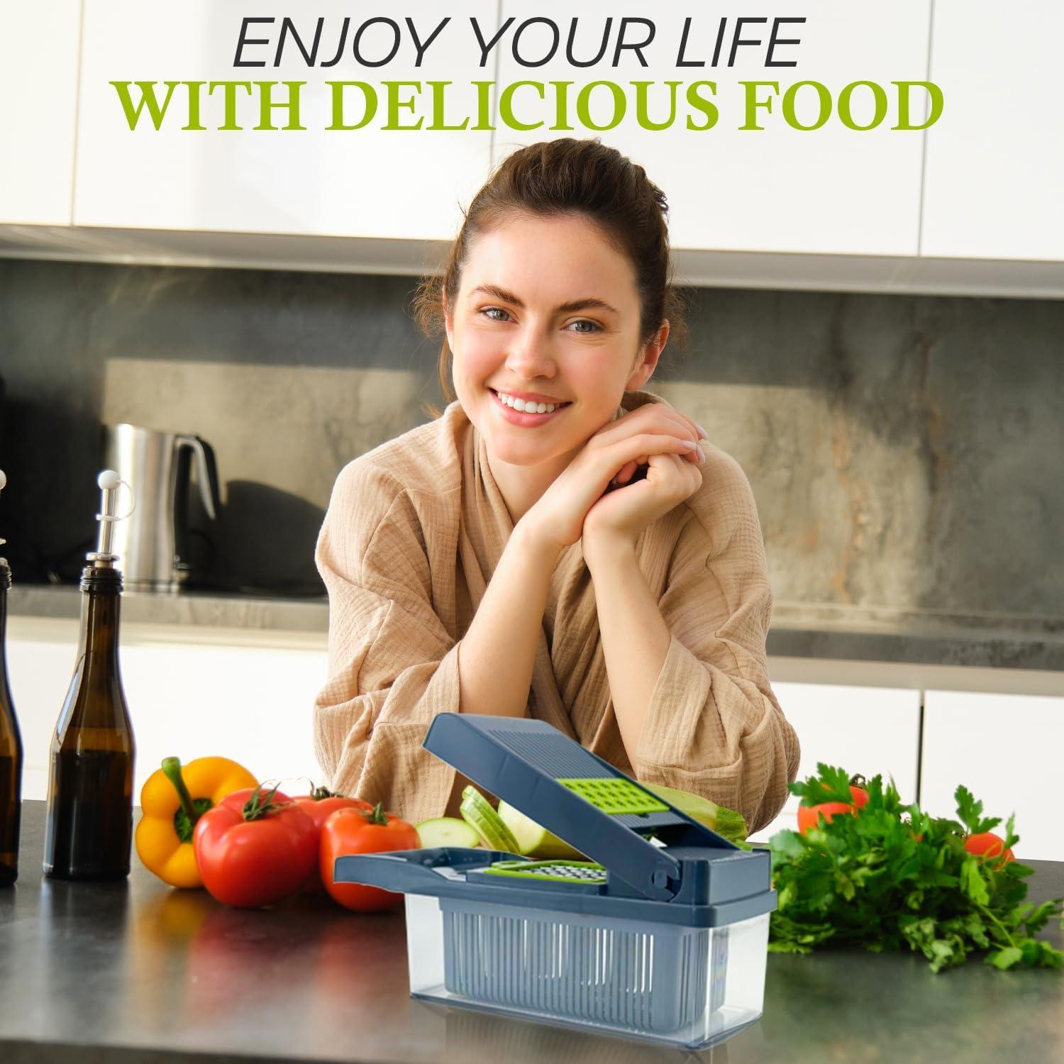 Cortador de Verduras Multifuncional NextG Ideaz 14 PCs