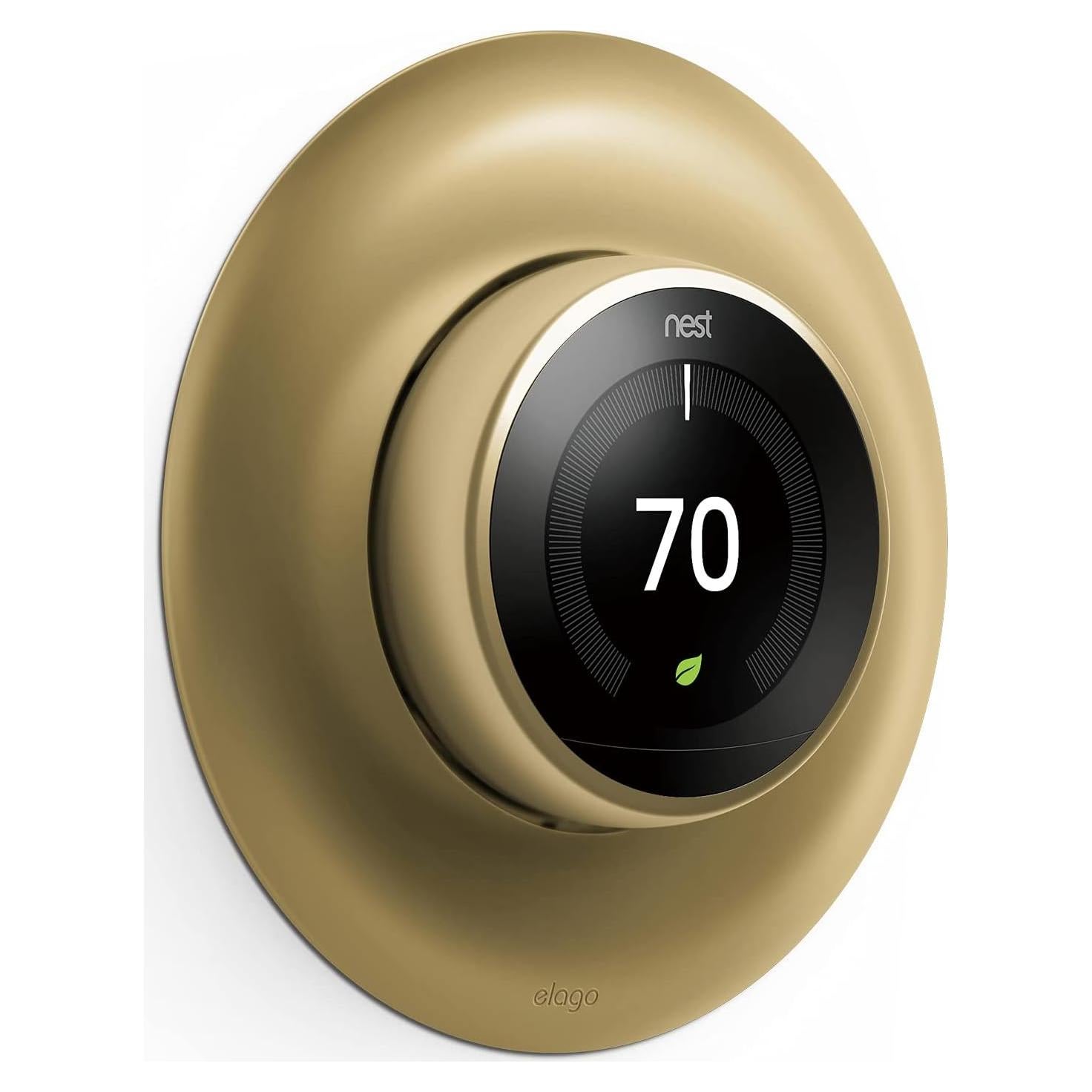 Cubierta de Placa de Pared Elago para Termostato Nest - Latón