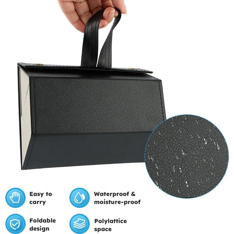 Estuche de Viaje para Gafas JIANWEI 3 Ranuras Negro