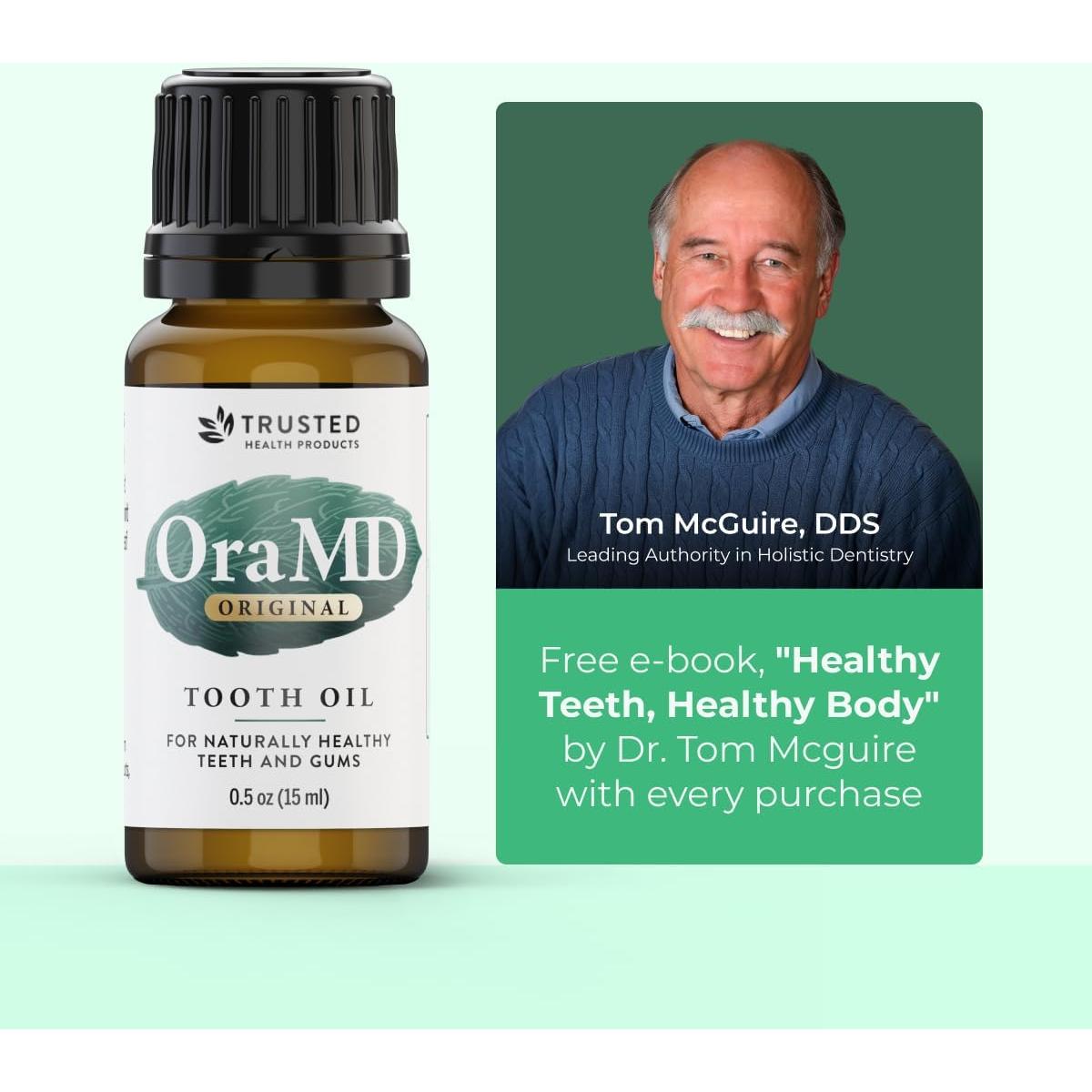 OraMD Aceite Dental Original - Salud Bucal Natural 2 Pzs