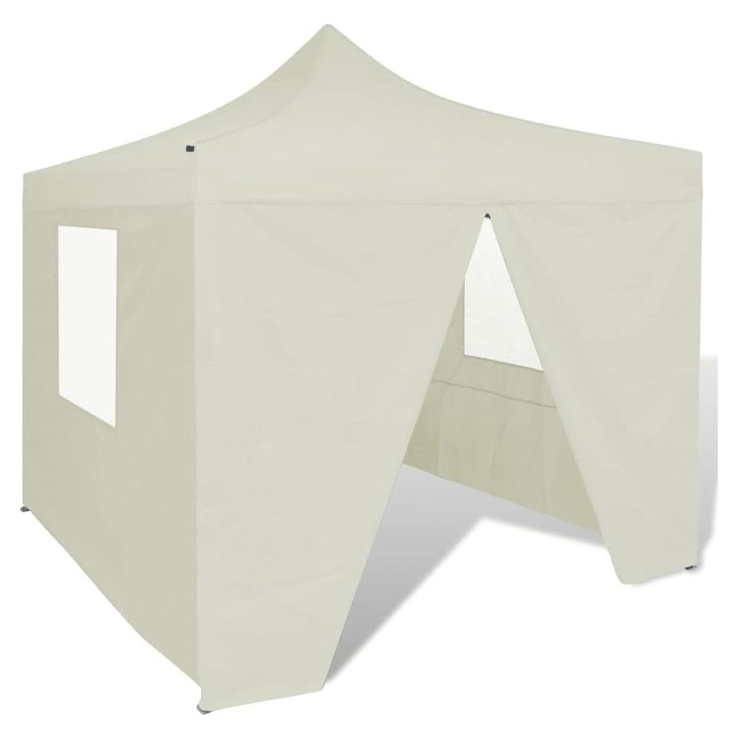 Tienda Plegable Gazebo ZQQLVOO 3.05x3.05m Impermeable Crema
