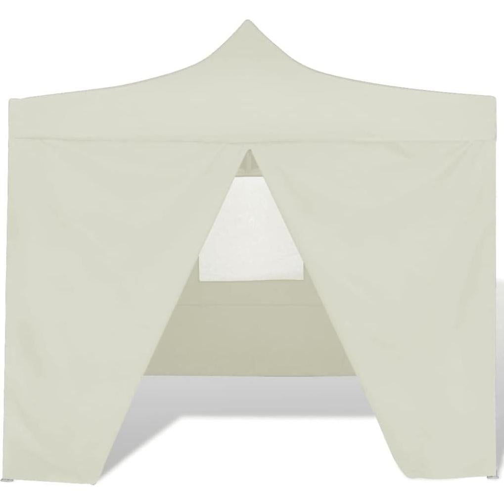 Tienda Plegable Gazebo ZQQLVOO 3.05x3.05m Impermeable Crema