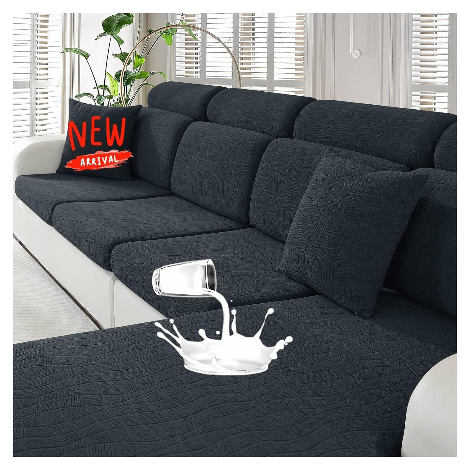 Funda de Cojín Impermeable MAXIJIN Gris Oscuro 1 Pc