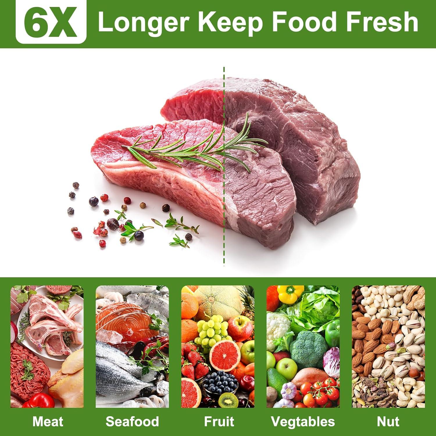 Bolsas de Sellado al Vacío Moretoes 200pcs 20x30cm Sin BPA