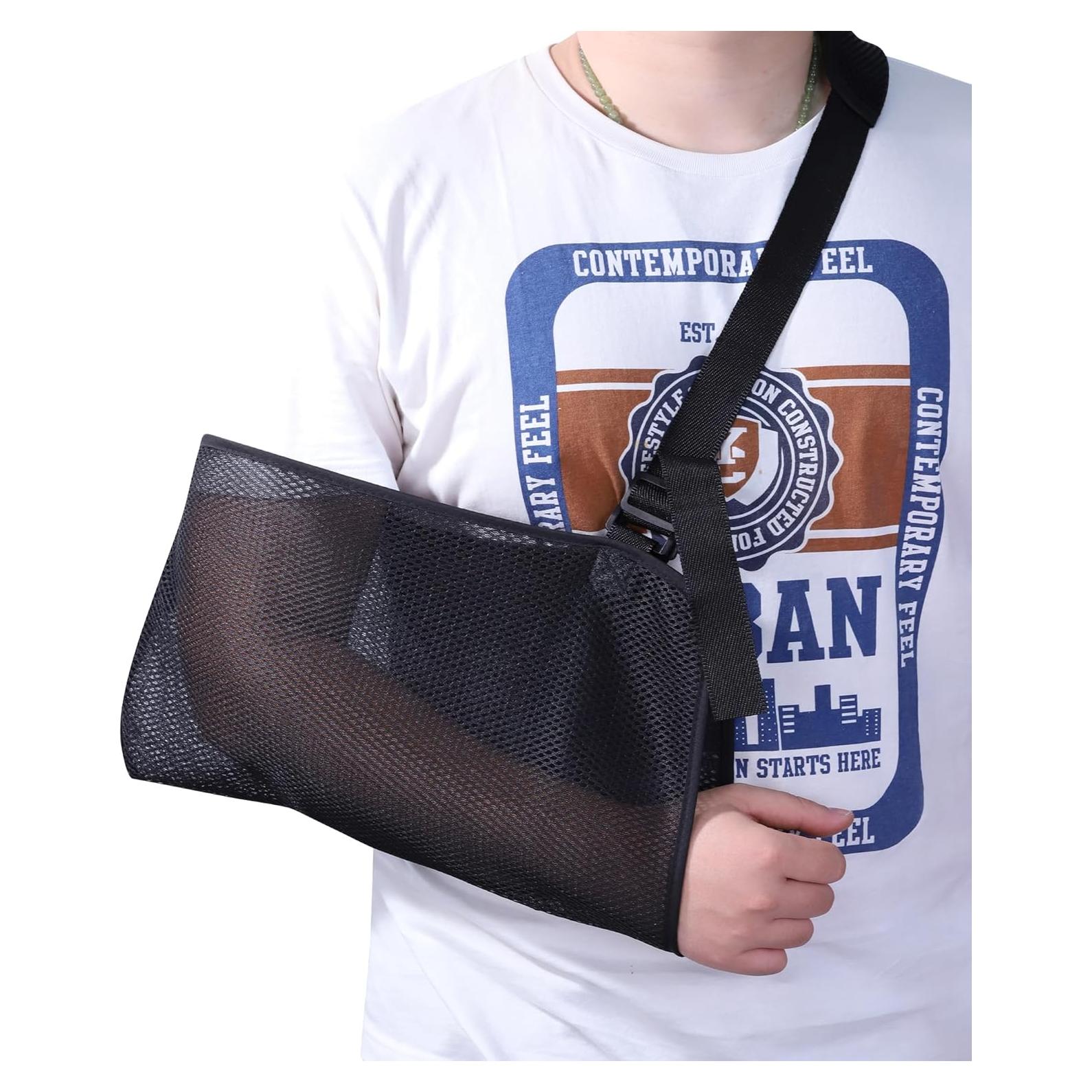 Funda de brazo Ajoysoul ajustable y transpirable - Grande Negro