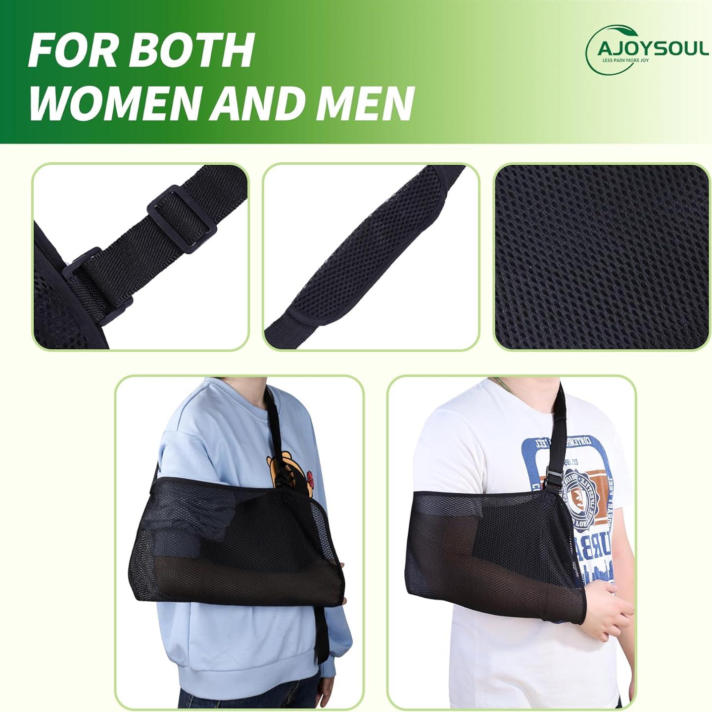 Funda de brazo Ajoysoul ajustable y transpirable - Grande Negro