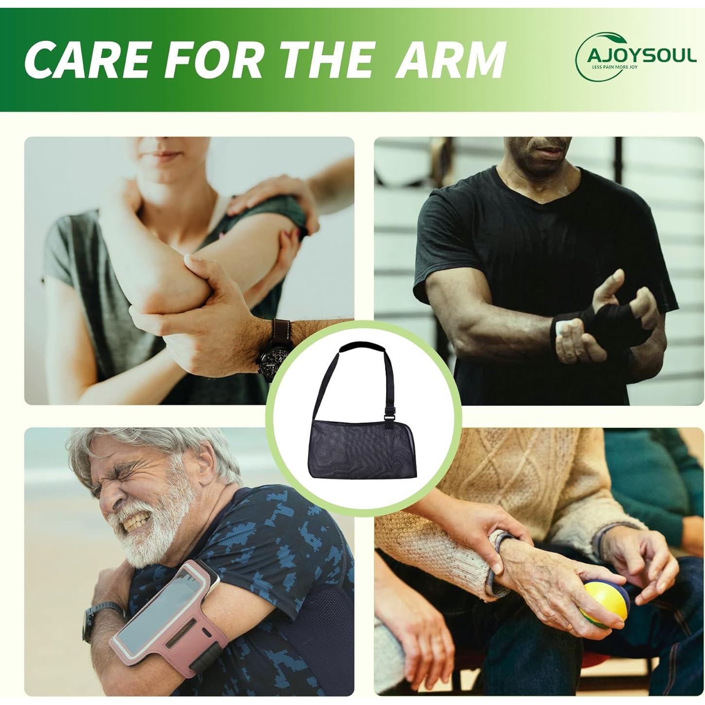 Funda de brazo Ajoysoul ajustable y transpirable - Grande Negro