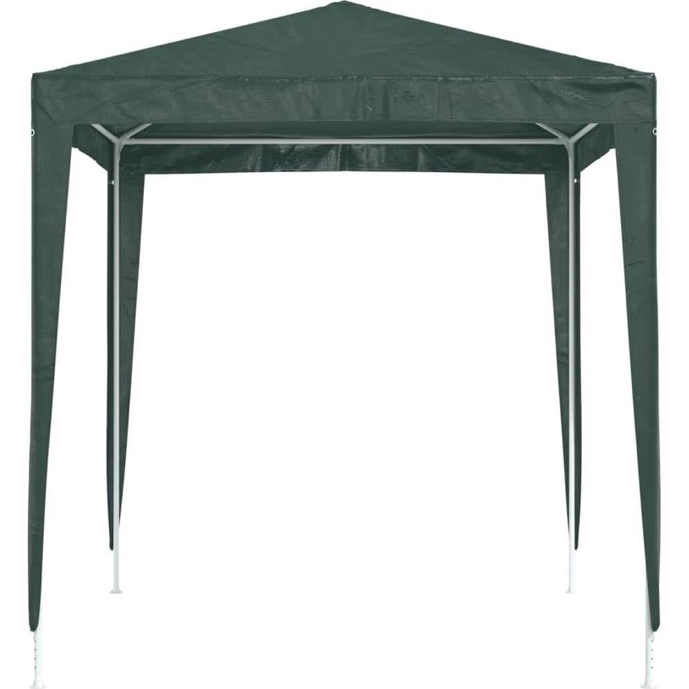 Protects Gatherings with Professional Party Tent, 6.6' x 6.6', Sturdy Steel Frame, Water-Resistant Canopy, Green