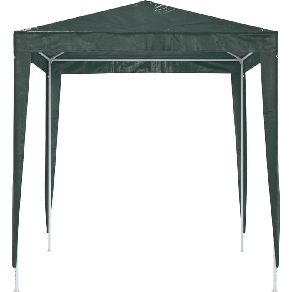 Protects Gatherings with Professional Party Tent, 6.6' x 6.6', Sturdy Steel Frame, Water-Resistant Canopy, Green