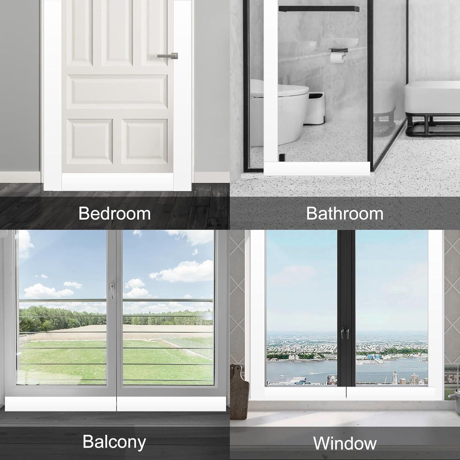 Tapón de Draft ToLanbbt 3.48 cm x 3.05 m Silicona Blanco