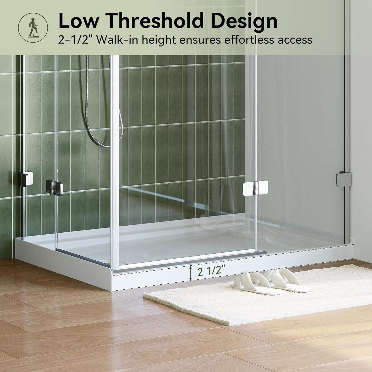 Base de Ducha Rectangular HOROW 121.9x81.3 cm Antideslizante