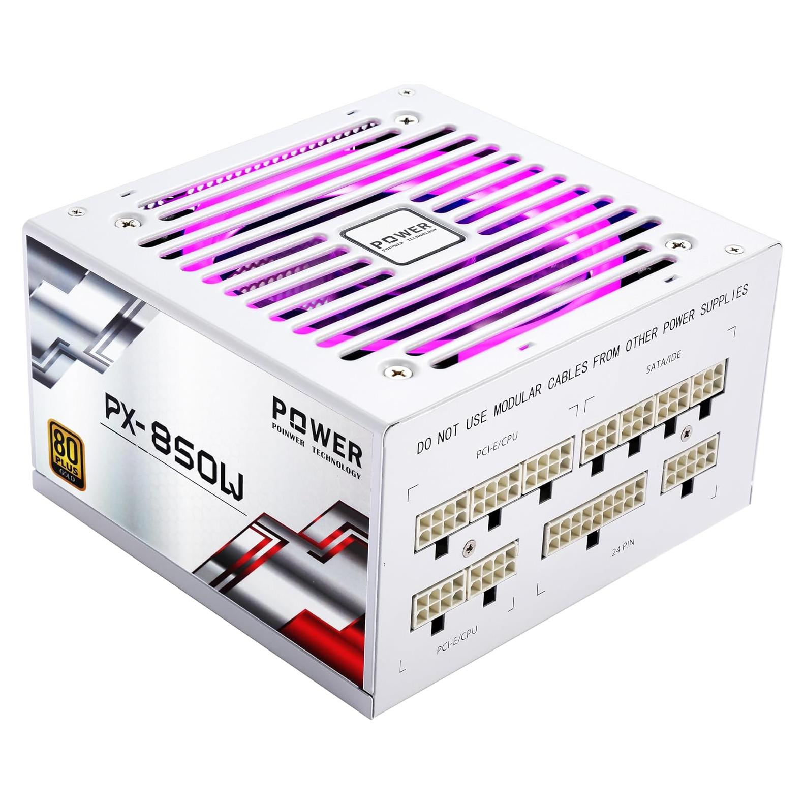 Fuente de Alimentación 850W POINWER Modular RGB 80 Plus Gold
