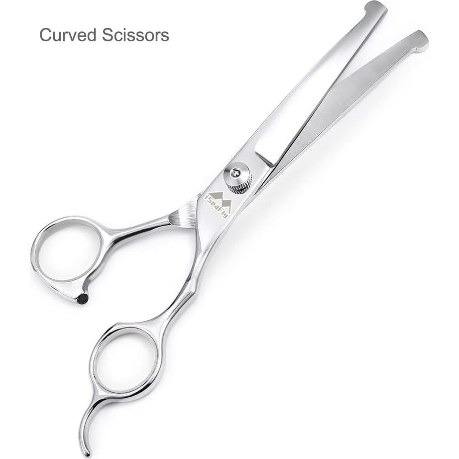 Kit de Tijeras para Acicalar Mascotas iSeaFly 6 en 1