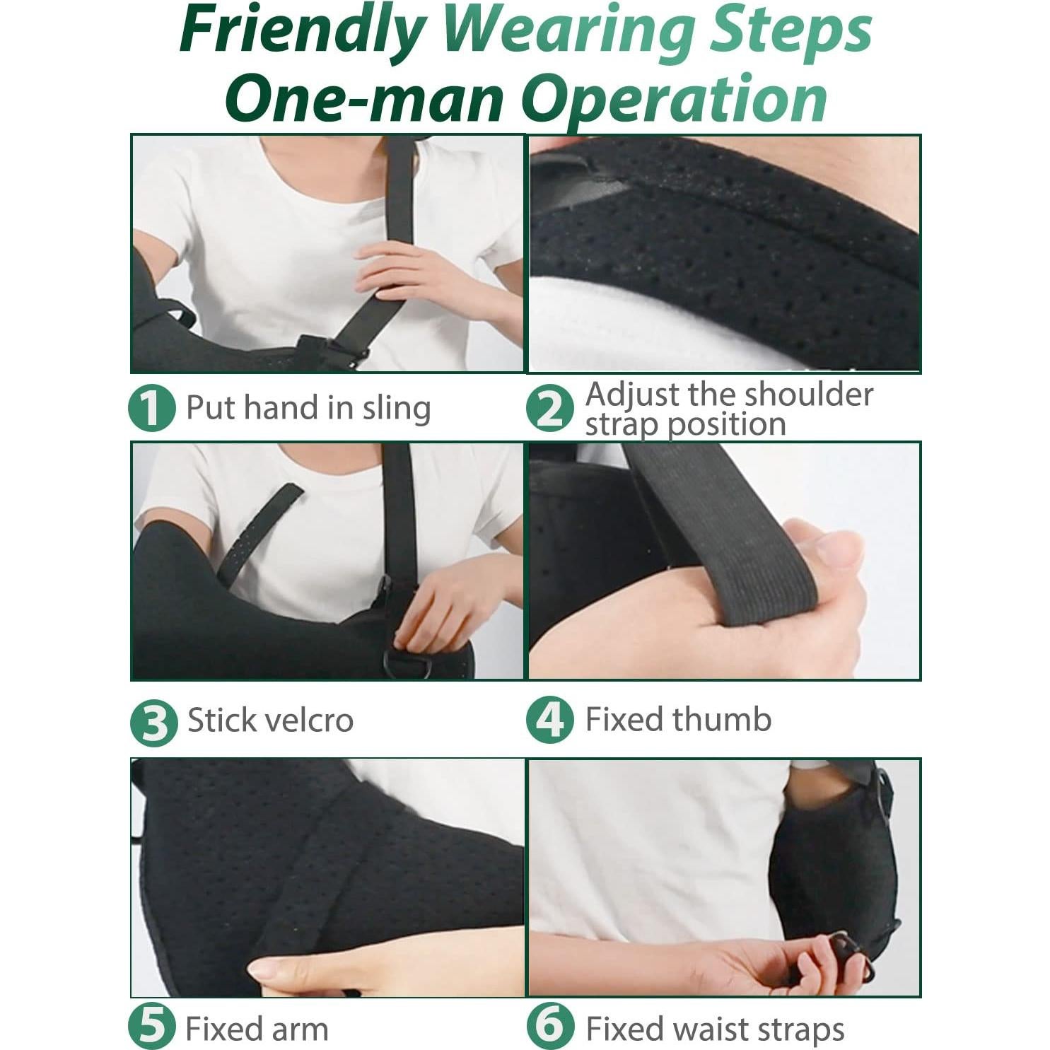 Faja Médica Inmovilizadora DouHeal para Brazo Ajustable M