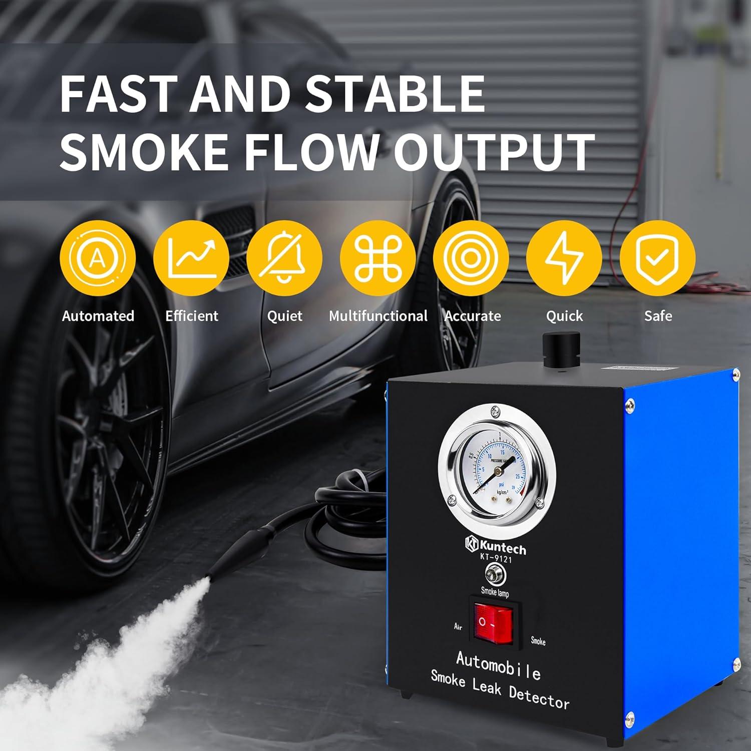 Detector de Fugas de Humo Kuntech 12V DC para Automóviles