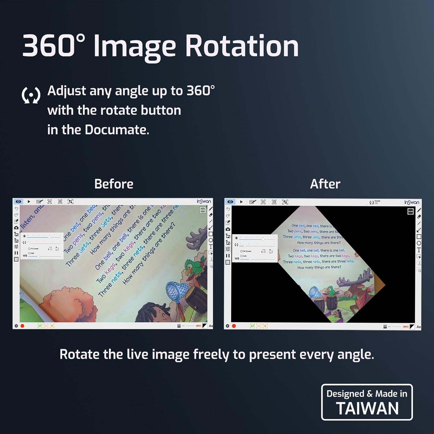 Cámara de Documentos INS-2 4K 13MP USB A3 con Enfoque Automático