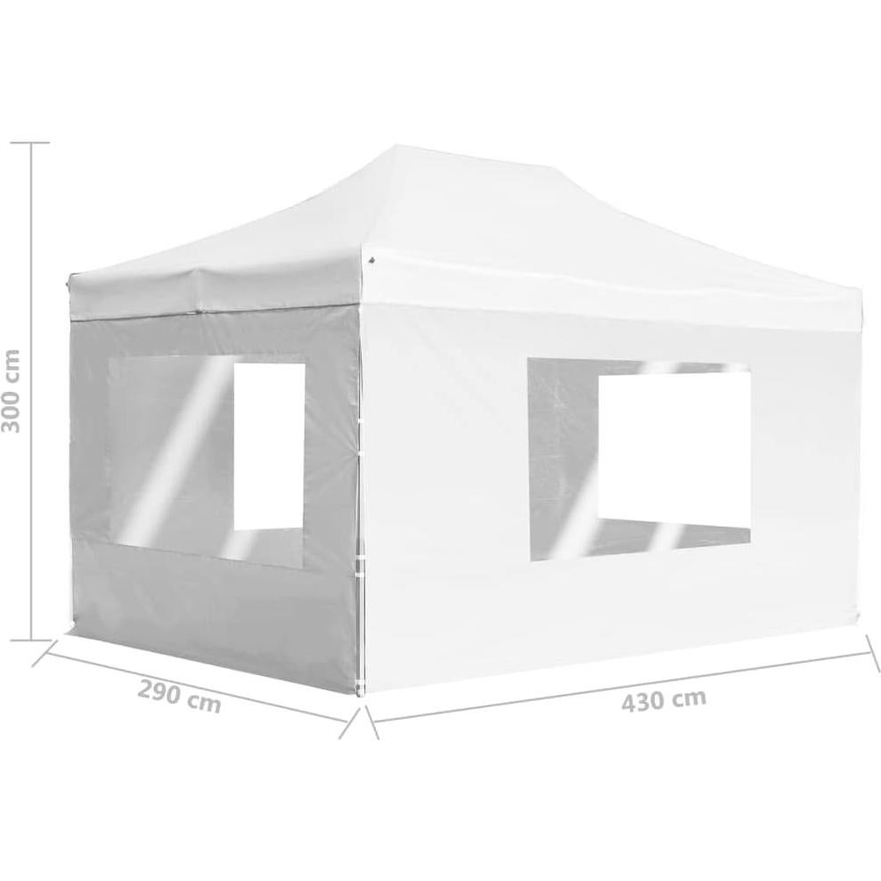 Folding Party Tent with Walls, Portable Waterproof Aluminum Frame for Outdoor Events, 14.8'x9.8'
