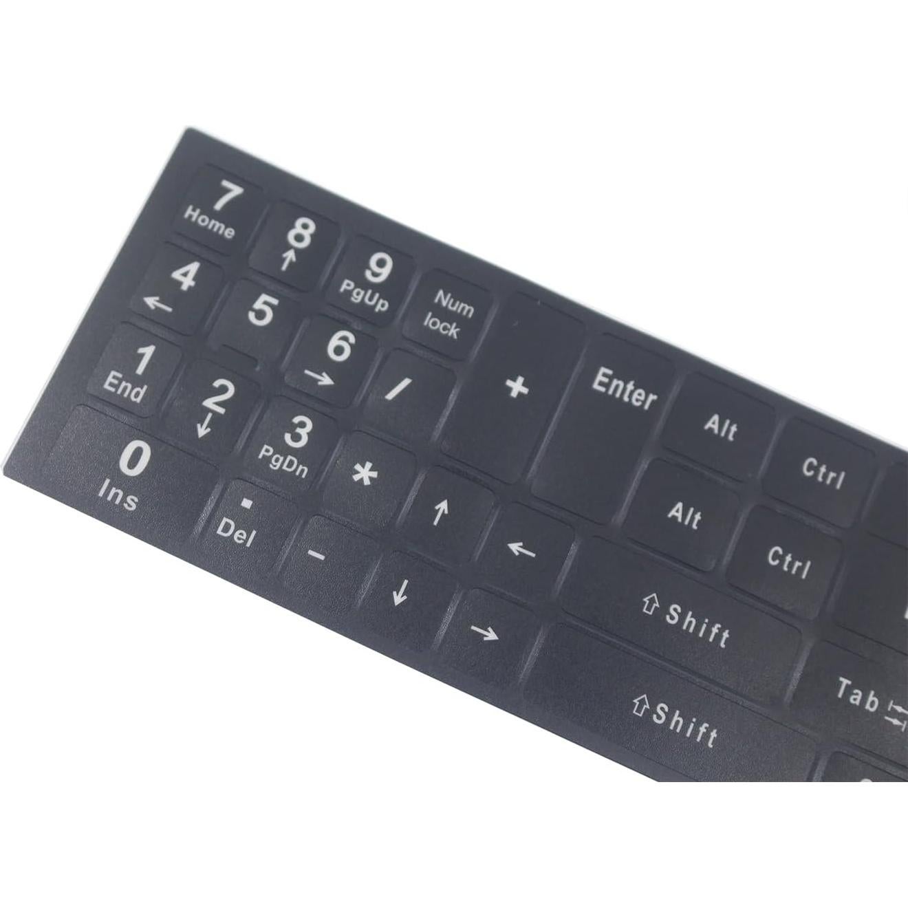 Etiquetas de Teclado Numérico Yuomik 2 Pcs Mate Universales