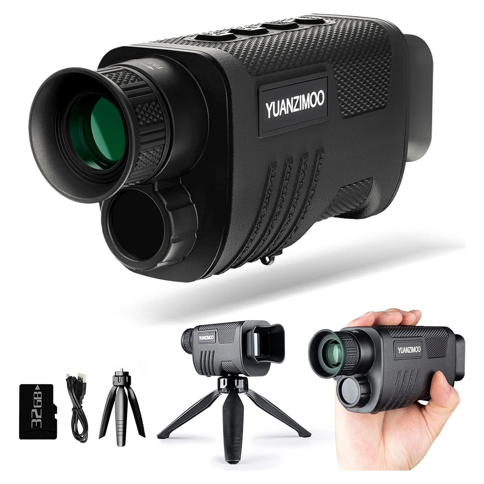 Monóculo Digital YUANZIMOO RM Infrarrojo 8X 300m con Batería 2000mAh