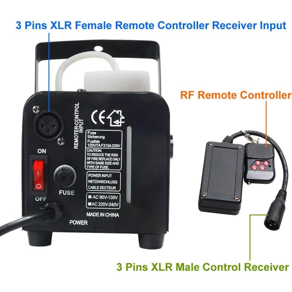 Receptor Control Remoto Inalámbrico XLR 3 Pines 400W 500W