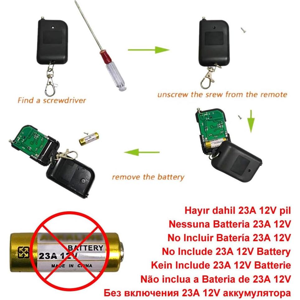 Receptor Control Remoto Inalámbrico XLR 3 Pines 400W 500W