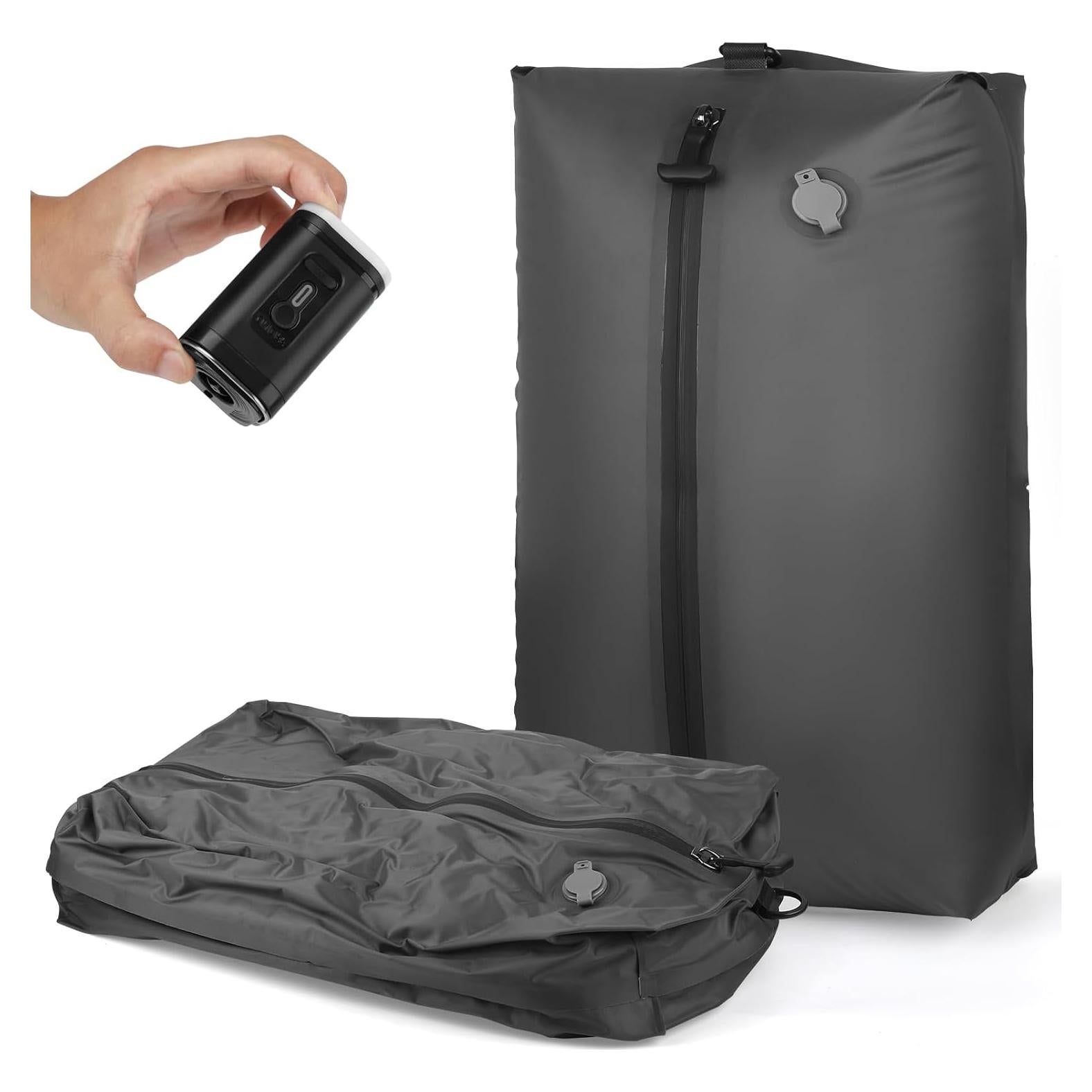 Bolsas de Vacío ANQAROS 1PC+Bomba Impermeables para Viaje