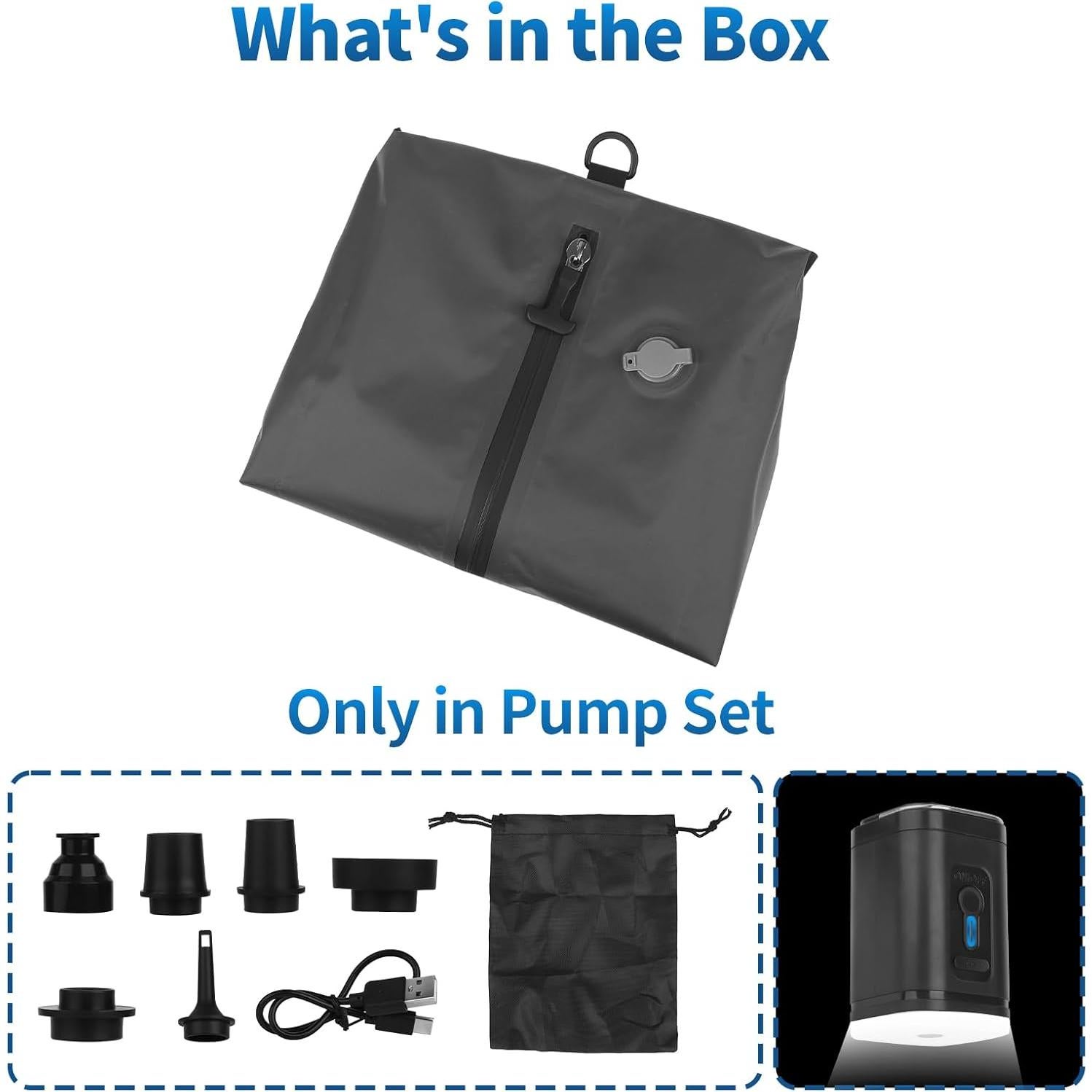 Bolsas de Vacío ANQAROS 1PC+Bomba Impermeables para Viaje