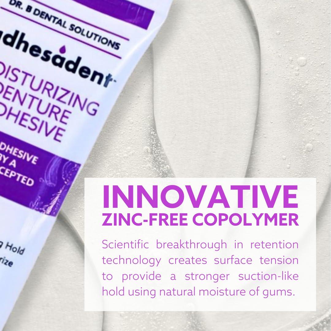 Adhesivo Hidratante para Dentaduras Dr. B - 4 Paquetes 21.26 g
