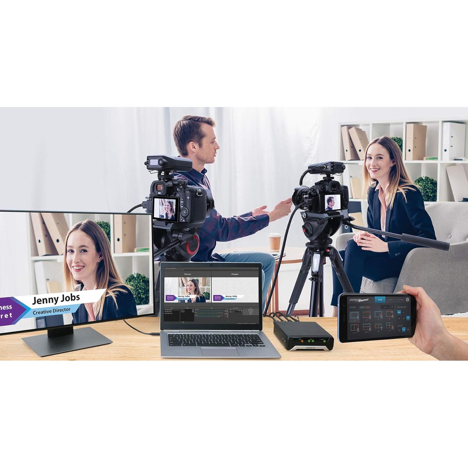 Tarjeta Captura Video Doble IOGEAR GUV322 4K 1080P Audio Dual