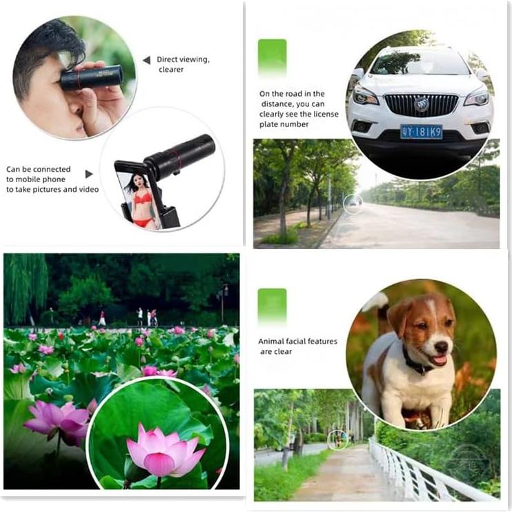 Telescopio Monocular Chinshwehaw 2000X24 Visión Nocturna