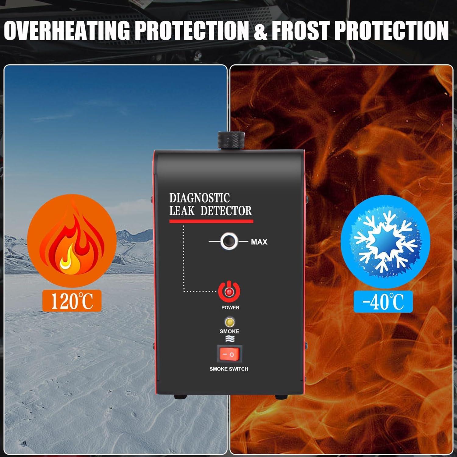 Máquina de Humo Automotriz FGRSRZ 12V 100ML Portátil