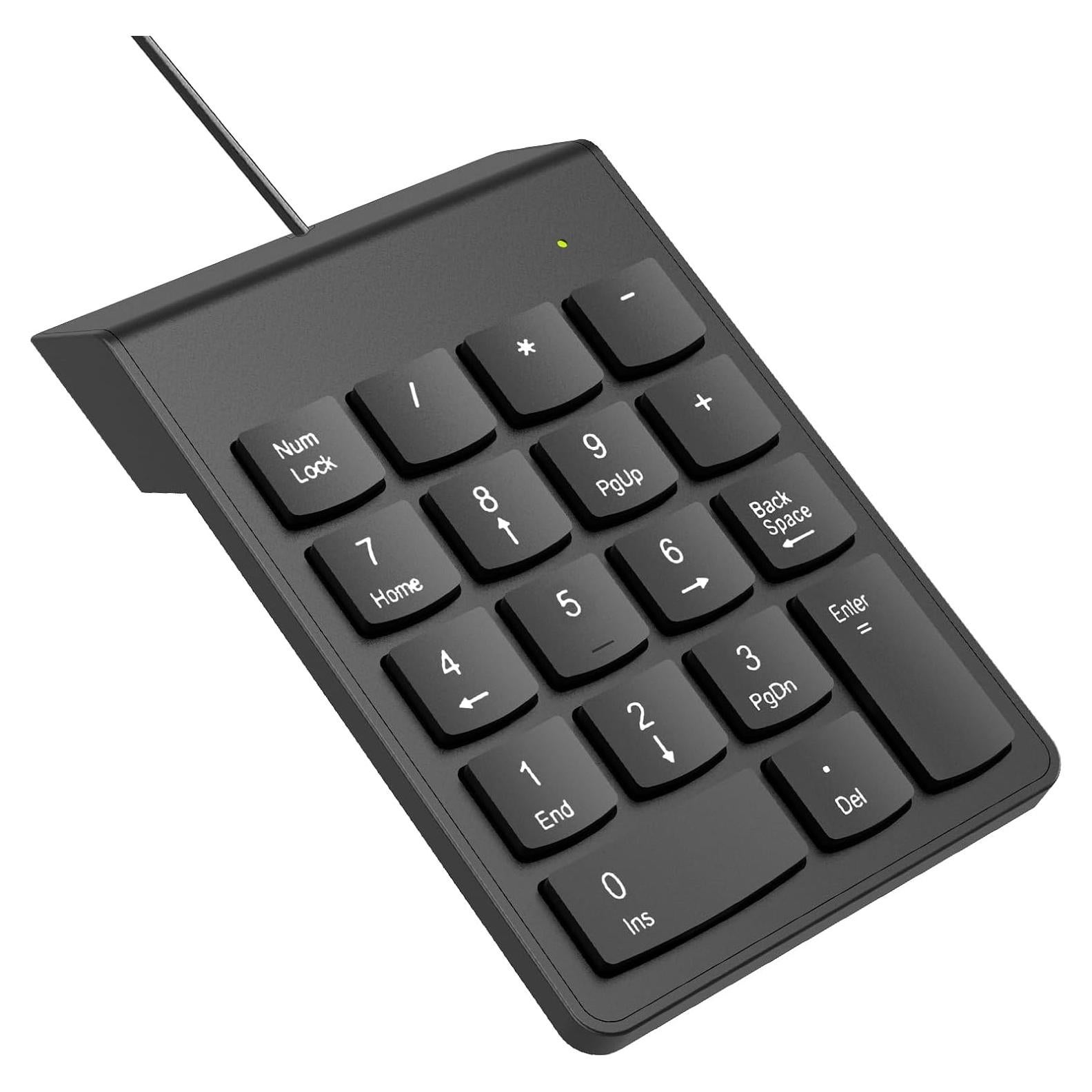 Teclado Numérico USB NOOX NK895 Mini 10 Teclas Portátil