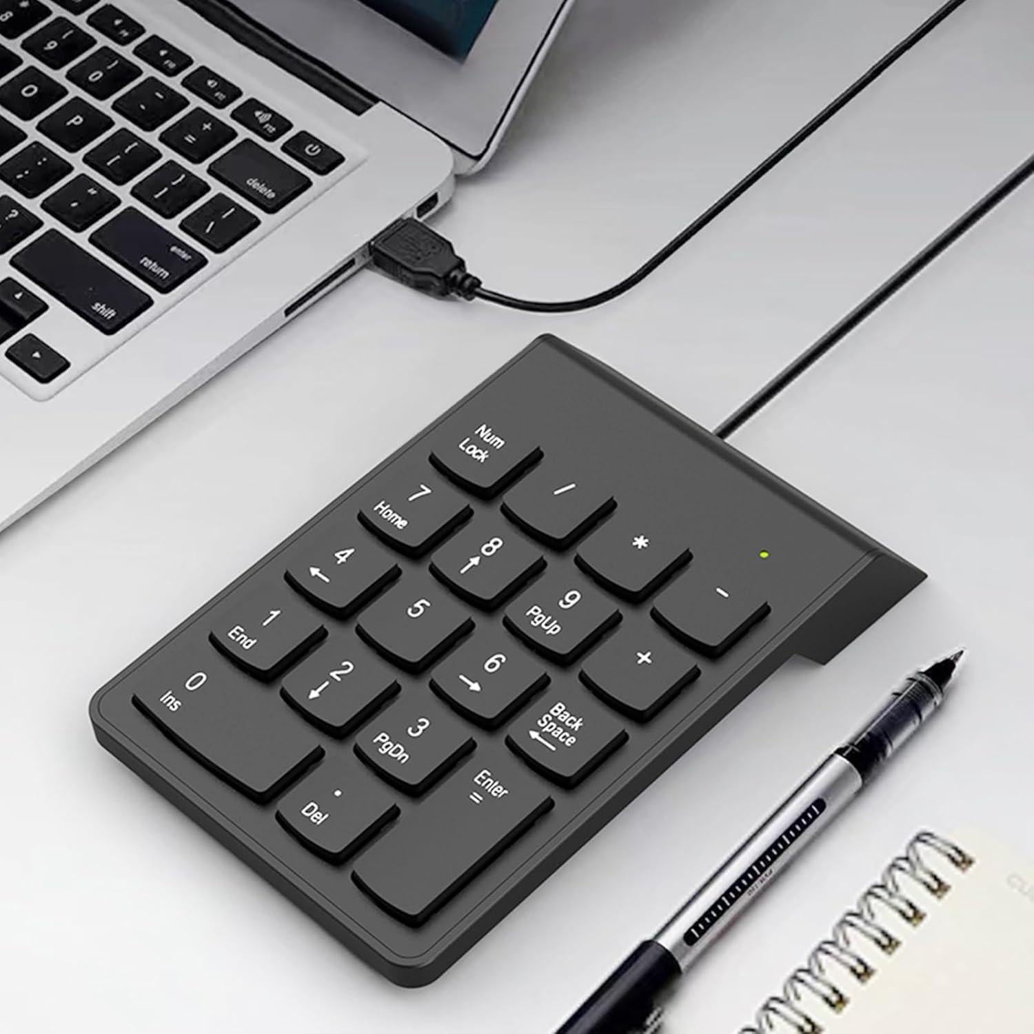 Teclado Numérico USB NOOX NK895 Mini 10 Teclas Portátil