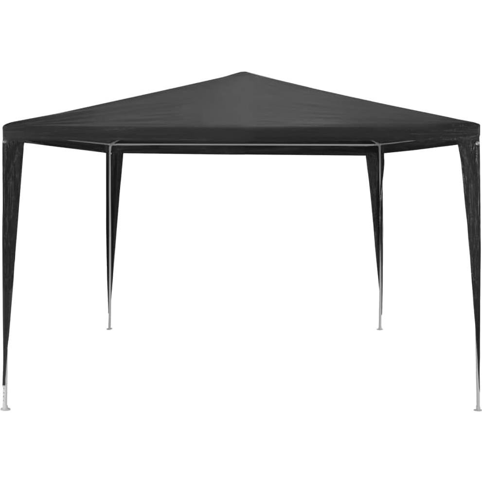 Carpa de Fiesta ZQQLVOO 2.99m x 2.99m Antracita Resistente UV