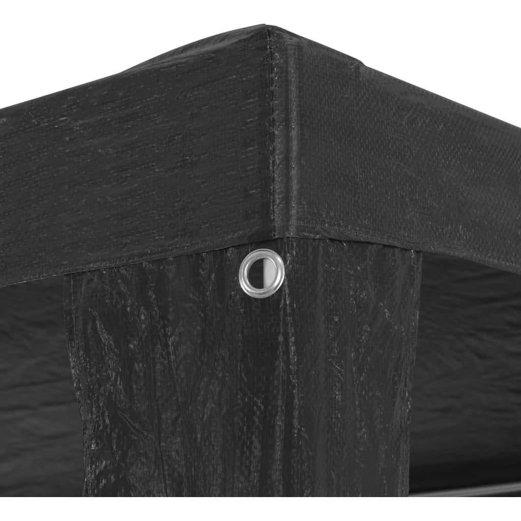 Carpa de Fiesta ZQQLVOO 2.99m x 2.99m Antracita Resistente UV