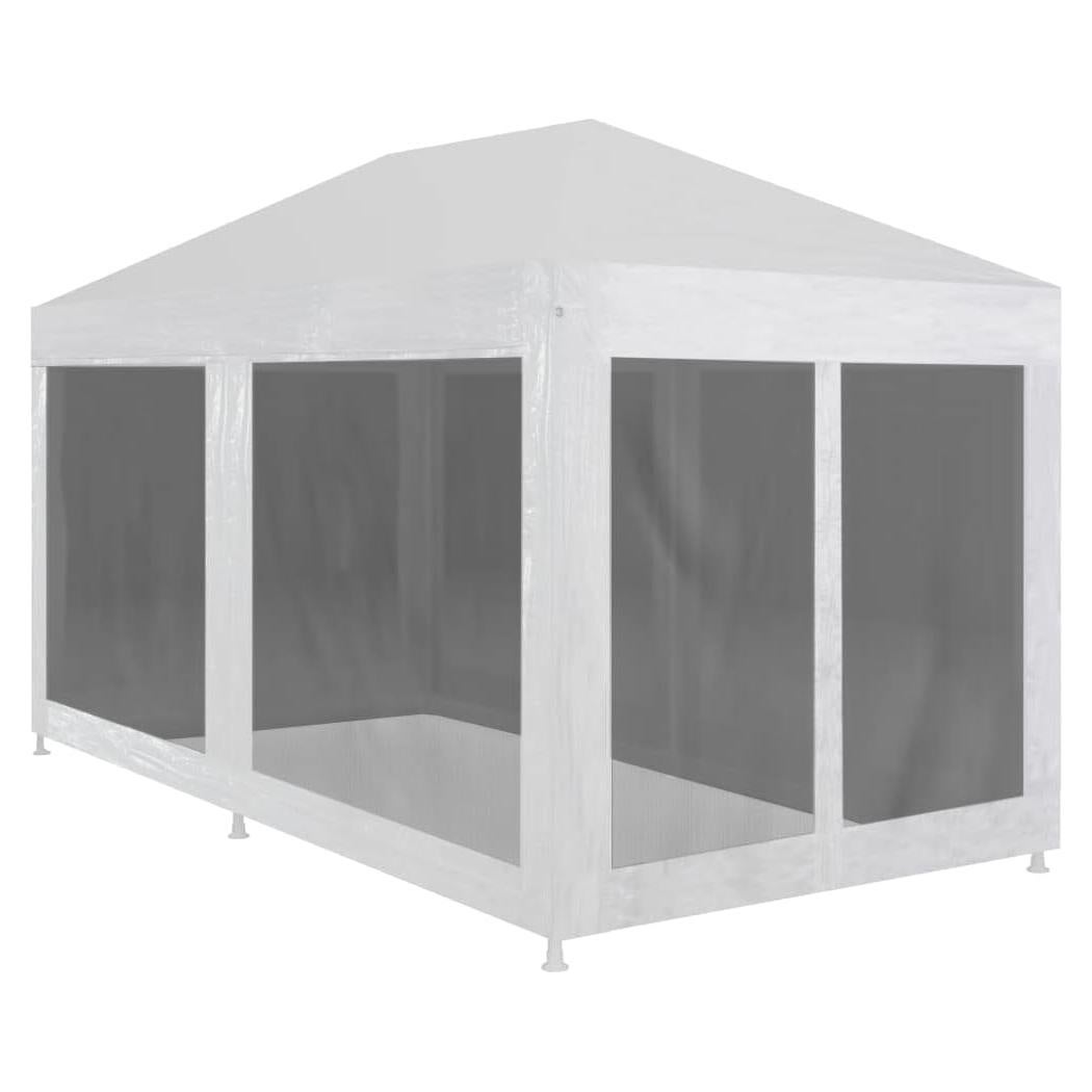 Carpa de Fiesta 6m x 3m MINERWALL con Paredes de Malla