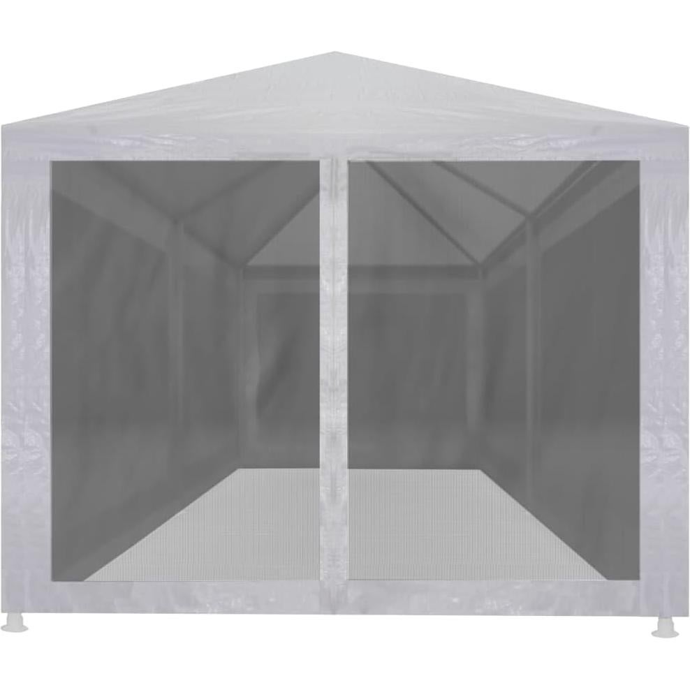 Carpa de Fiesta 6m x 3m MINERWALL con Paredes de Malla