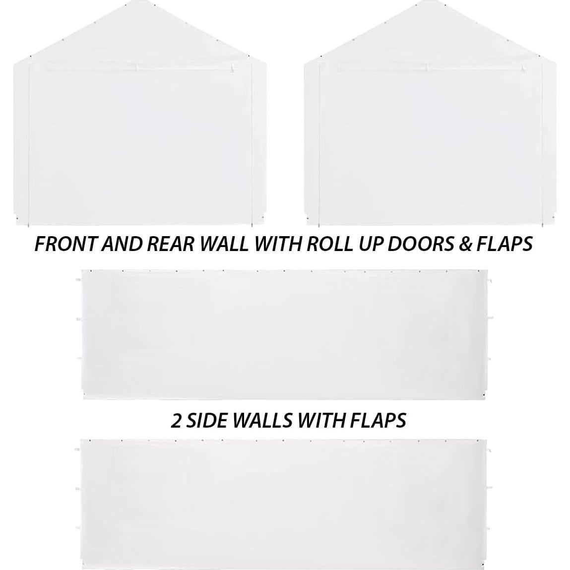 Kit de Pared Lateral King Canopy 823 x 548 cm Blanco