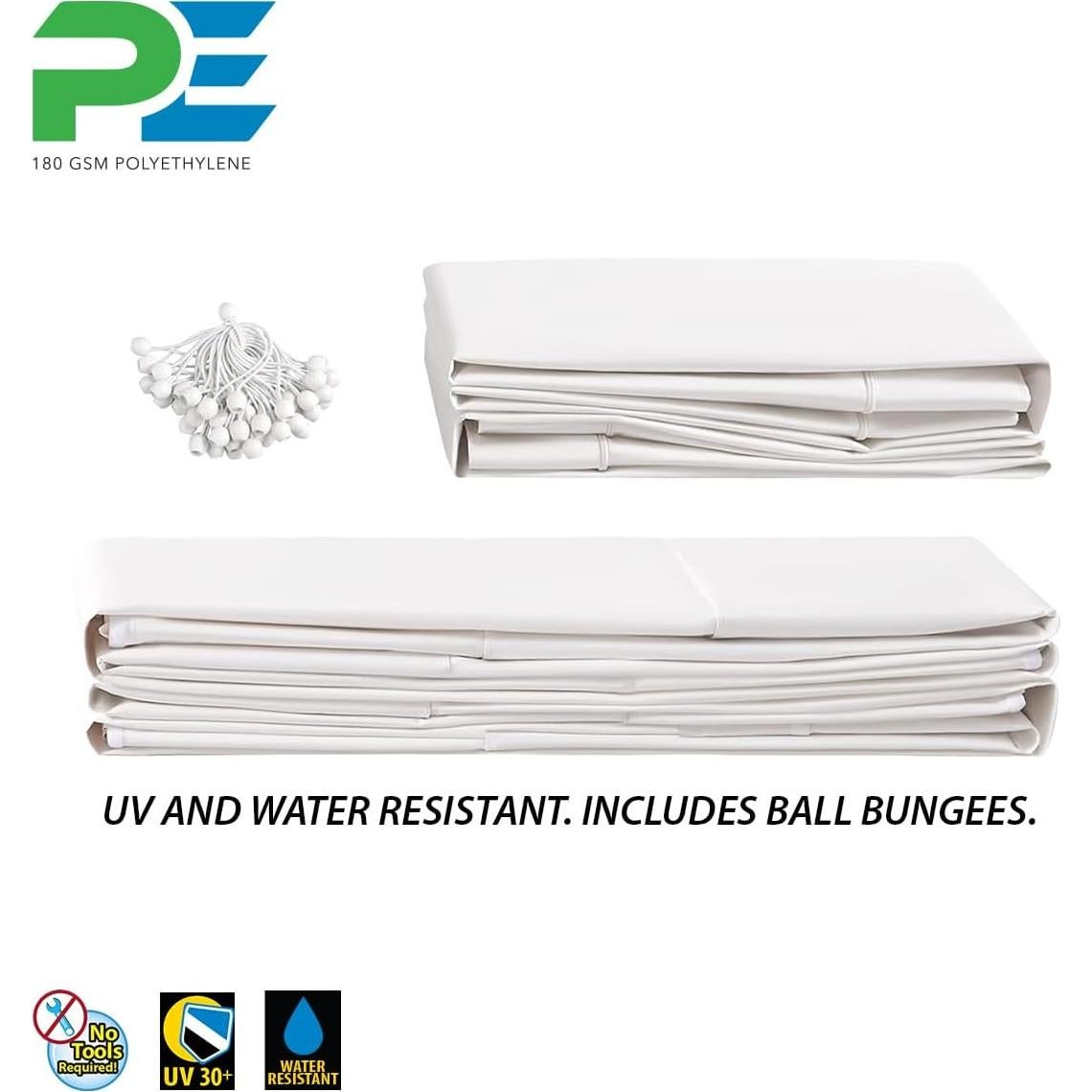 Kit de Pared Lateral King Canopy 823 x 548 cm Blanco