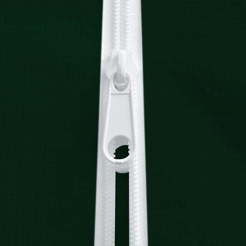 Pabellón Gazebo ZQQLVOO 2x2m Verde con Paredes Laterales