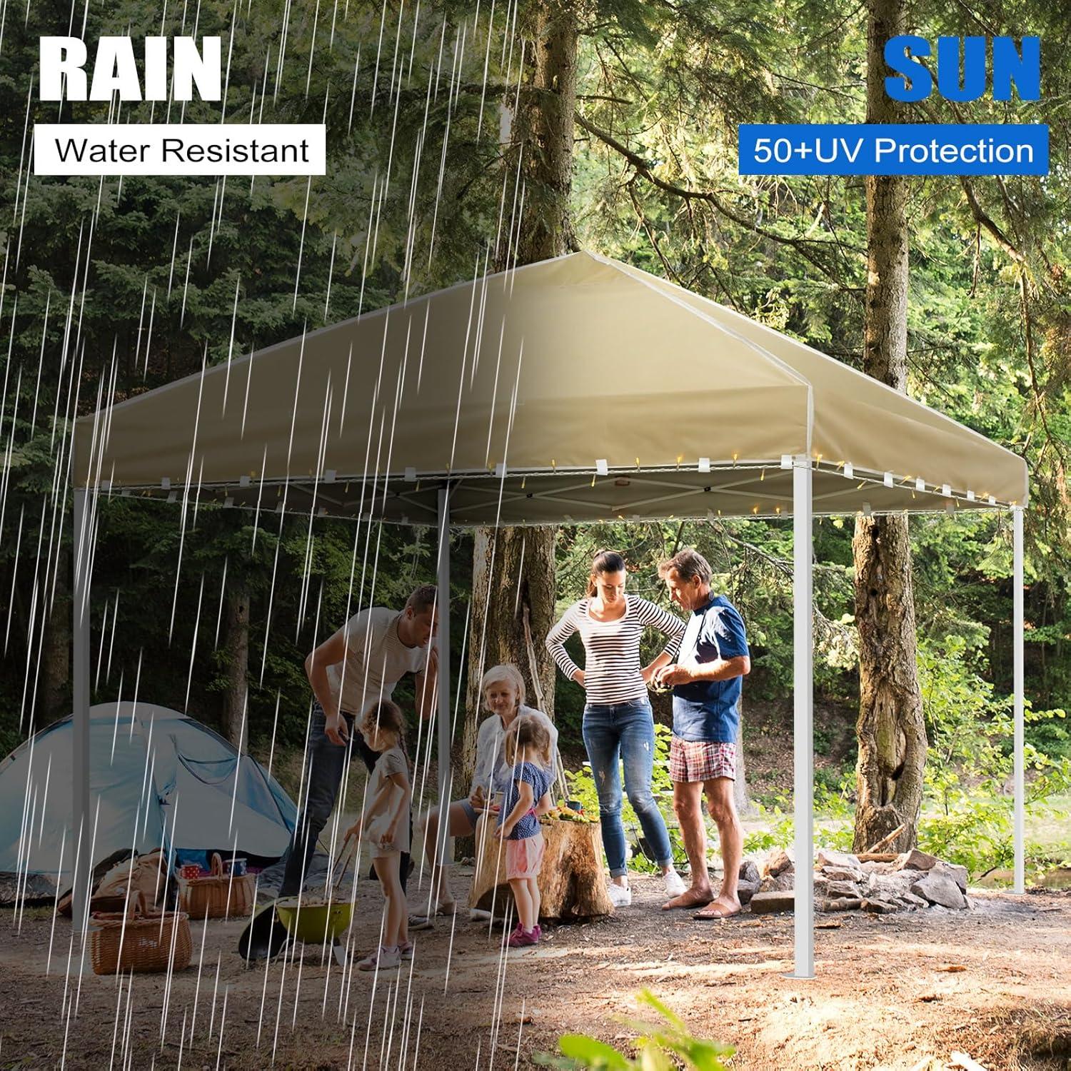 Cubierta de Reemplazo para Carpa LED Yoojahow 3x3m Impermeable