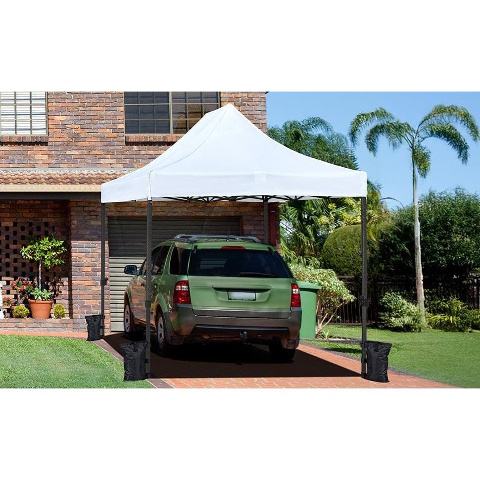 Carpa Plegable Yaheetech 4.57x3.05m Blanca con Accesorios
