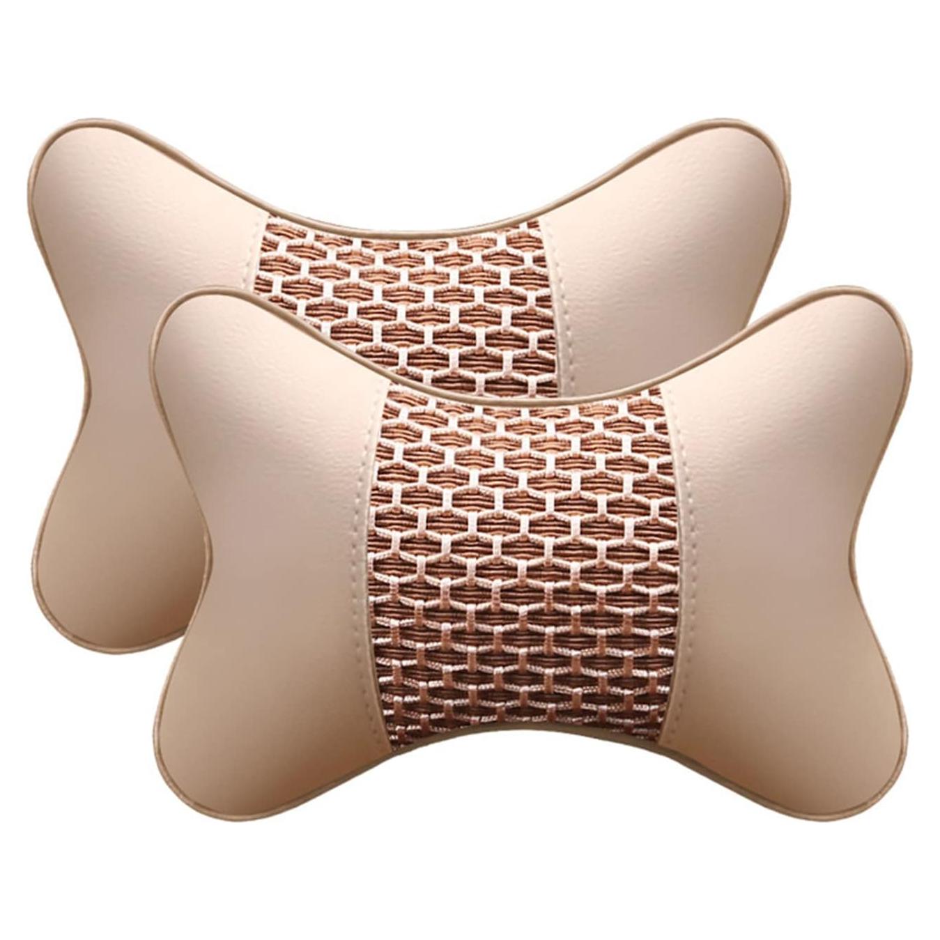 2 Almohadas de Soporte para Cuello JforSJizT, Espuma de Memoria