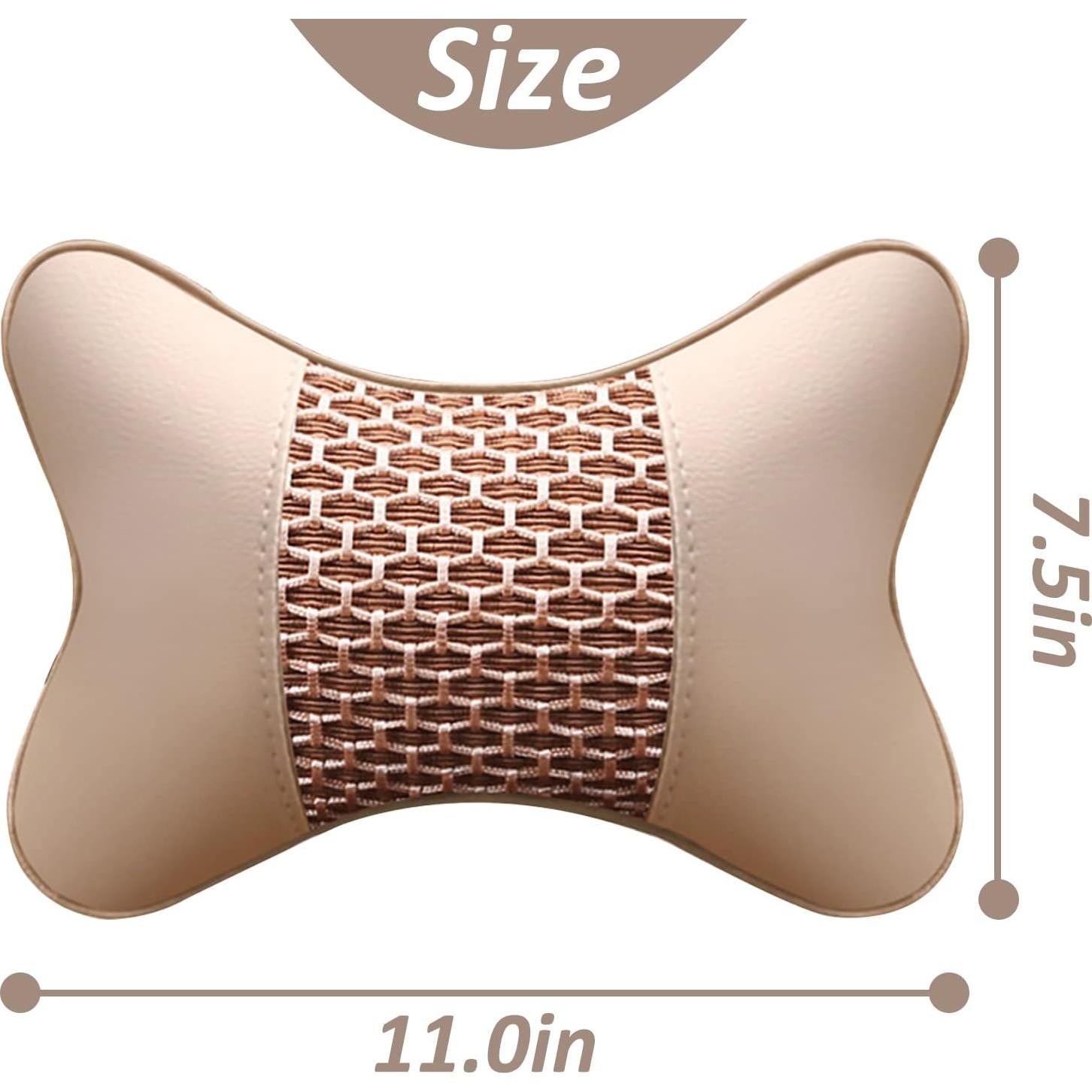 2 Almohadas de Soporte para Cuello JforSJizT, Espuma de Memoria