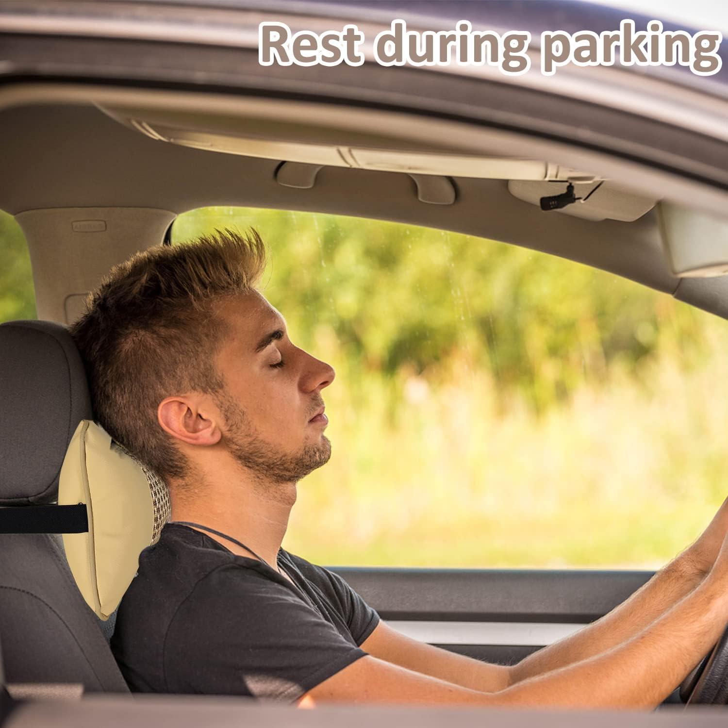 2 Almohadas de Soporte para Cuello JforSJizT, Espuma de Memoria